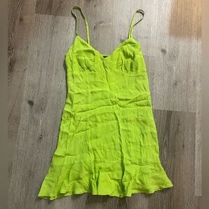 Small lime green dress nwt